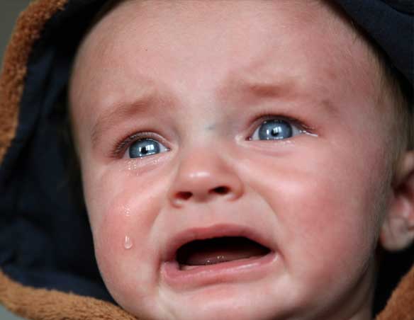 dziecko płacze - kolka niemowlęca