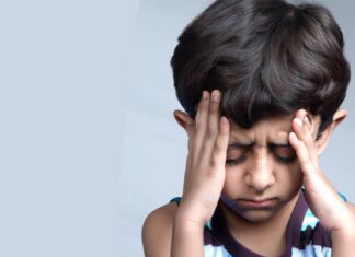 stres u dziecka - tiki nerwowe